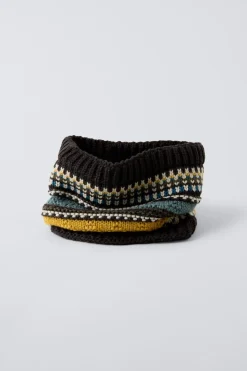 Niños ZARA 1½ - 6 Años·Accesorios|6 - 14 Años·Accesorios<CUELLO PUNTO JACQUARD