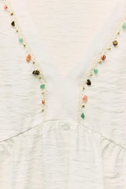 Clearance CUERPO ADORNOS PIEDRAS Mujer Tops / Bodies|Camisas / Blusas