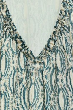 Clearance CUERPO GLOBO ESTAMPADO HILO METALIZADO Mujer Camisas / Blusas