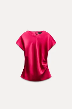 Best CUERPO SATINADO FRUNCES Mujer Tops / Bodies