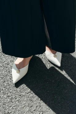 Online DESTALONADO APLIQUE METÁLICO Mujer Zapatos