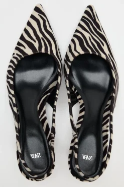 Hot DESTALONADO ESTAMPADO ANIMAL Mujer Zapatos