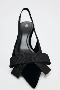 Clearance DESTALONADO LAZO EFECTO TERCIOPELO Mujer Zapatos