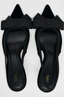 Clearance DESTALONADO LAZO EFECTO TERCIOPELO Mujer Zapatos