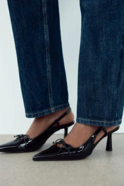 Clearance DESTALONADO TACÓN LAZO Mujer Zapatos