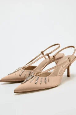 Outlet DESTALONADO TACÓN PEDRERÍA Mujer Zapatos