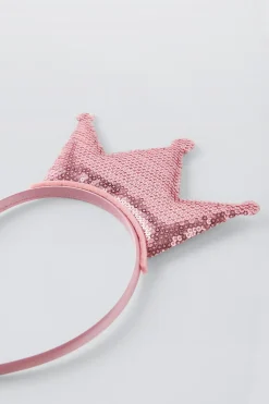 Niños ZARA 1½ - 6 Años·Accesorios|6 - 14 Años·Accesorios<DIADEMA CORONA PRINCESA LENTEJUELAS