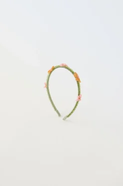 Niños ZARA 1½ - 6 Años·Accesorios|6 - 14 Años·Accesorios<DIADEMA FLORES ABALORIOS