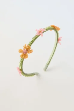 Niños ZARA 1½ - 6 Años·Accesorios|6 - 14 Años·Accesorios<DIADEMA FLORES ABALORIOS