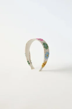 Niños ZARA 1½ - 6 Años·Accesorios|6 - 14 Años·Accesorios<DIADEMA RÍGIDA FLORES CROCHET