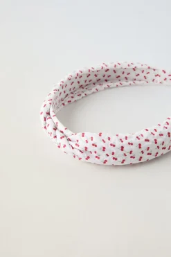 Niños ZARA 1½ - 6 Años·Accesorios|6 - 14 Años·Accesorios<DIADEMA TRENZADA ESTAMPADO CEREZAS