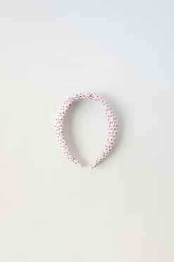 Niños ZARA 1½ - 6 Años·Accesorios|6 - 14 Años·Accesorios<DIADEMA TRENZADA ESTAMPADO CEREZAS