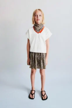 Niños ZARA 6 - 14 Años·Faldas / Bermudas<FALDA BERMUDA ANIMAL PRINT