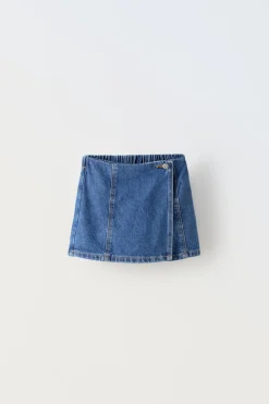 Niños ZARA 1½ - 6 Años·Jeans / Denim|1½ - 6 Años·Faldas / Bermudas<FALDA BERMUDA DENIM