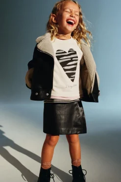 Niños ZARA 1½ - 6 Años·Faldas / Bermudas<FALDA BERMUDA EFECTO PIEL