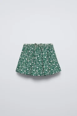 Niños ZARA 1½ - 6 Años·Faldas / Bermudas|6 - 18 Meses·Braguitas / Bermudas<FALDA BERMUDA FLORES