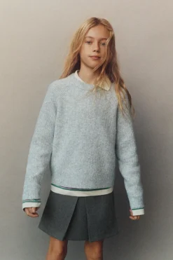 Niños ZARA 6 - 14 Años·Faldas / Bermudas<FALDA BERMUDA LAZO