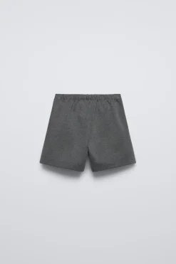 Niños ZARA 6 - 14 Años·Faldas / Bermudas<FALDA BERMUDA LAZOS ABALORIOS