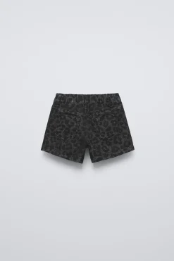 Niños ZARA 1½ - 6 Años·Jeans / Denim|1½ - 6 Años·Faldas / Bermudas<FALDA BERMUDA PAREO ANIMAL PRINT