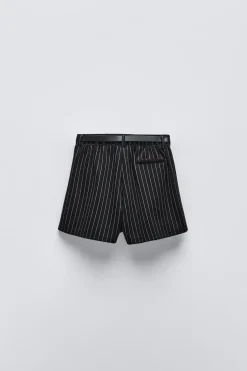 Niños ZARA 6 - 14 Años·Faldas / Bermudas<FALDA BERMUDA RAYA DIPLOMÁTICA