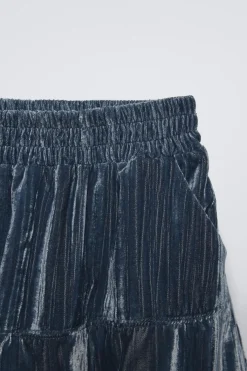 Niños ZARA 6 - 14 Años·Faldas / Bermudas<FALDA BERMUDA TERCIOPELO