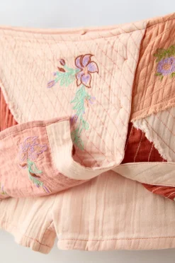 Niños ZARA 6 - 14 Años·Faldas / Bermudas|6 - 14 Años·Total Look<FALDA BORDADOS PATCHWORK