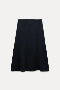 Fashion FALDA CAPA MEZCLA LANA ZW COLLECTION Mujer Faldas / Shorts