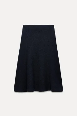 Fashion FALDA CAPA MEZCLA LANA ZW COLLECTION Mujer Faldas / Shorts