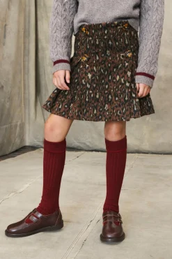 Niños ZARA 6 - 14 Años·Faldas / Bermudas<FALDA CON LANA ANIMAL PRINT LIMITED EDITION