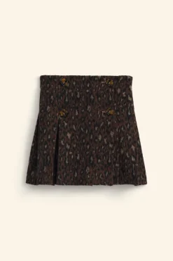 Niños ZARA 6 - 14 Años·Faldas / Bermudas<FALDA CON LANA ANIMAL PRINT LIMITED EDITION