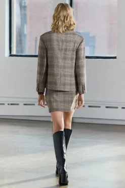 Clearance FALDA CORTA CUADROS ZW COLLECTION Mujer Faldas / Shorts