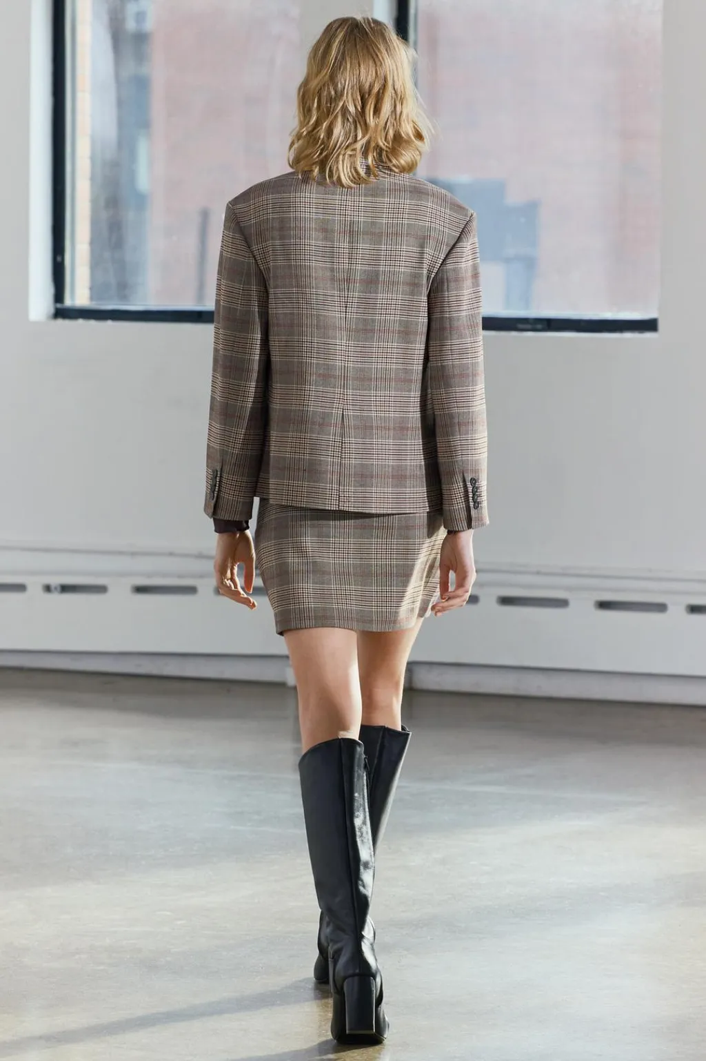 Clearance FALDA CORTA CUADROS ZW COLLECTION Mujer Faldas / Shorts