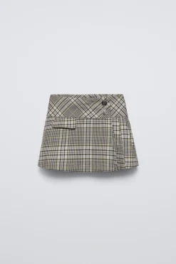 Niños ZARA 6 - 14 Años·Faldas / Bermudas<FALDA CUADROS