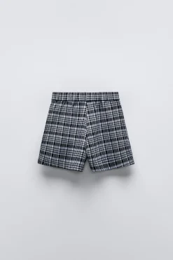 Niños ZARA 6 - 14 Años·Faldas / Bermudas<FALDA CUADROS HEBILLA