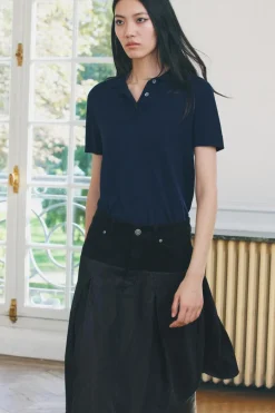 Hot FALDA DENIM COMBINADA ZW COLLECTION Mujer Faldas / Shorts