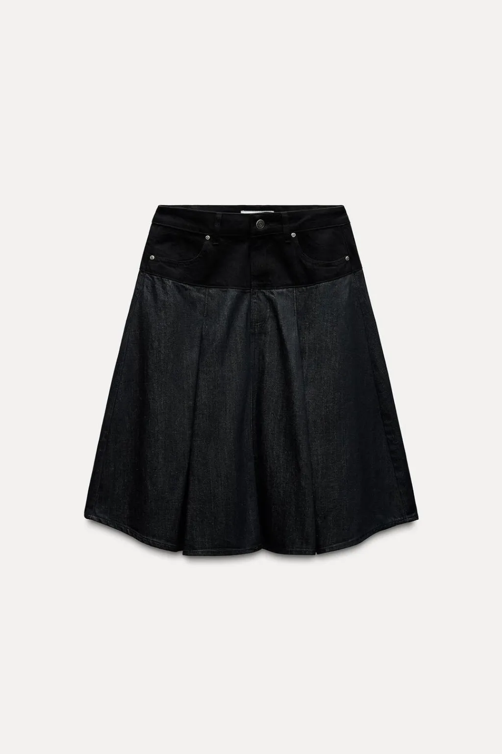 Hot FALDA DENIM COMBINADA ZW COLLECTION Mujer Faldas / Shorts