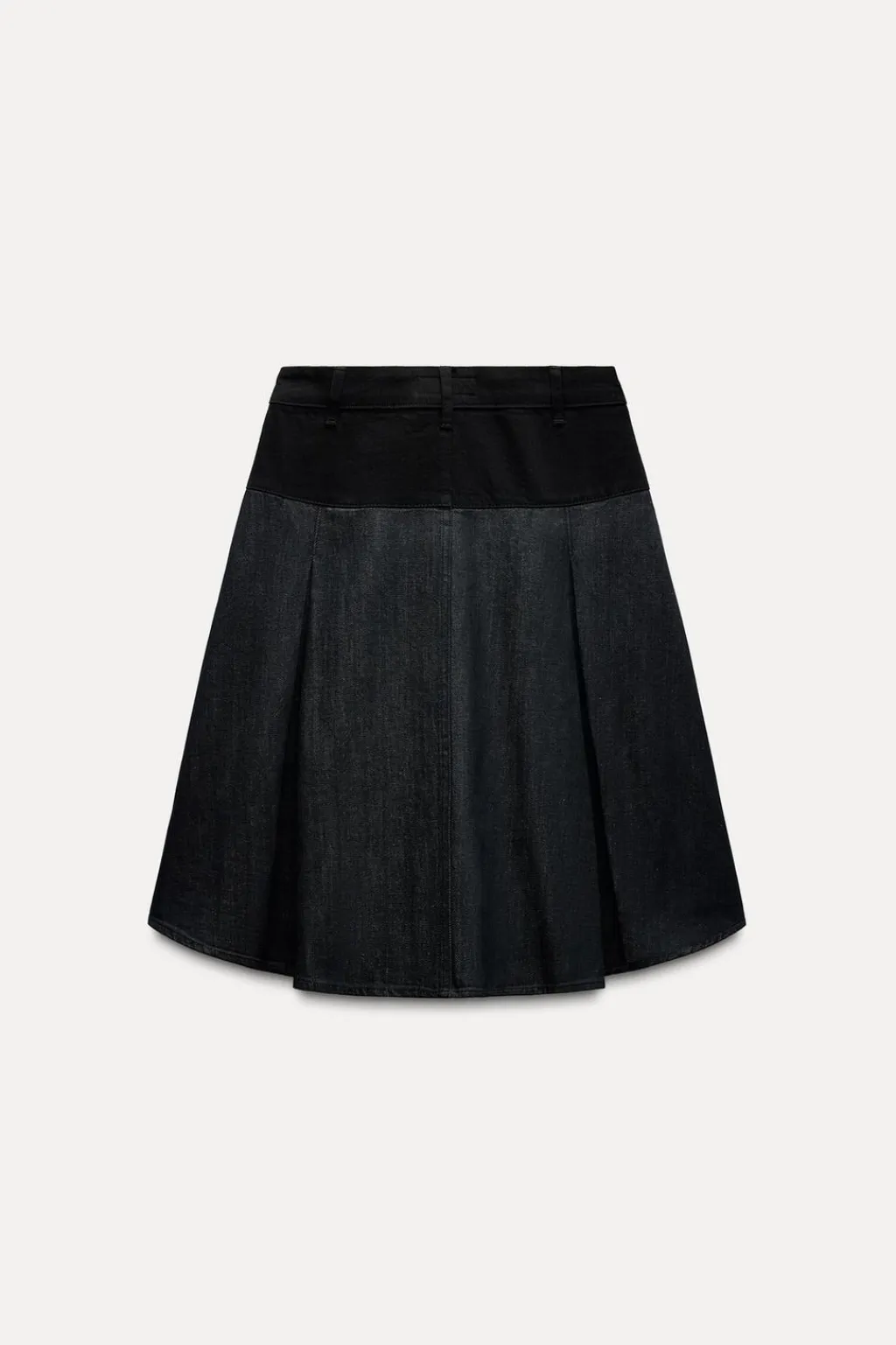 Hot FALDA DENIM COMBINADA ZW COLLECTION Mujer Faldas / Shorts