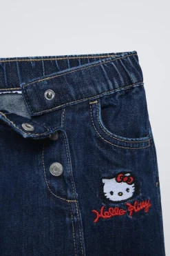 Niños ZARA 1½ - 6 Años·Jeans / Denim|1½ - 6 Años·Faldas / Bermudas<FALDA DENIM HELLO KITTY ©