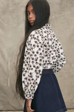 Niños ZARA 6 - 14 Años·Faldas / Bermudas<FALDA DENIM ONDAS LIMITED EDITION