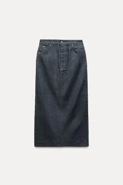 Online FALDA DENIM RECTA ZW COLLECTION Mujer Faldas / Shorts