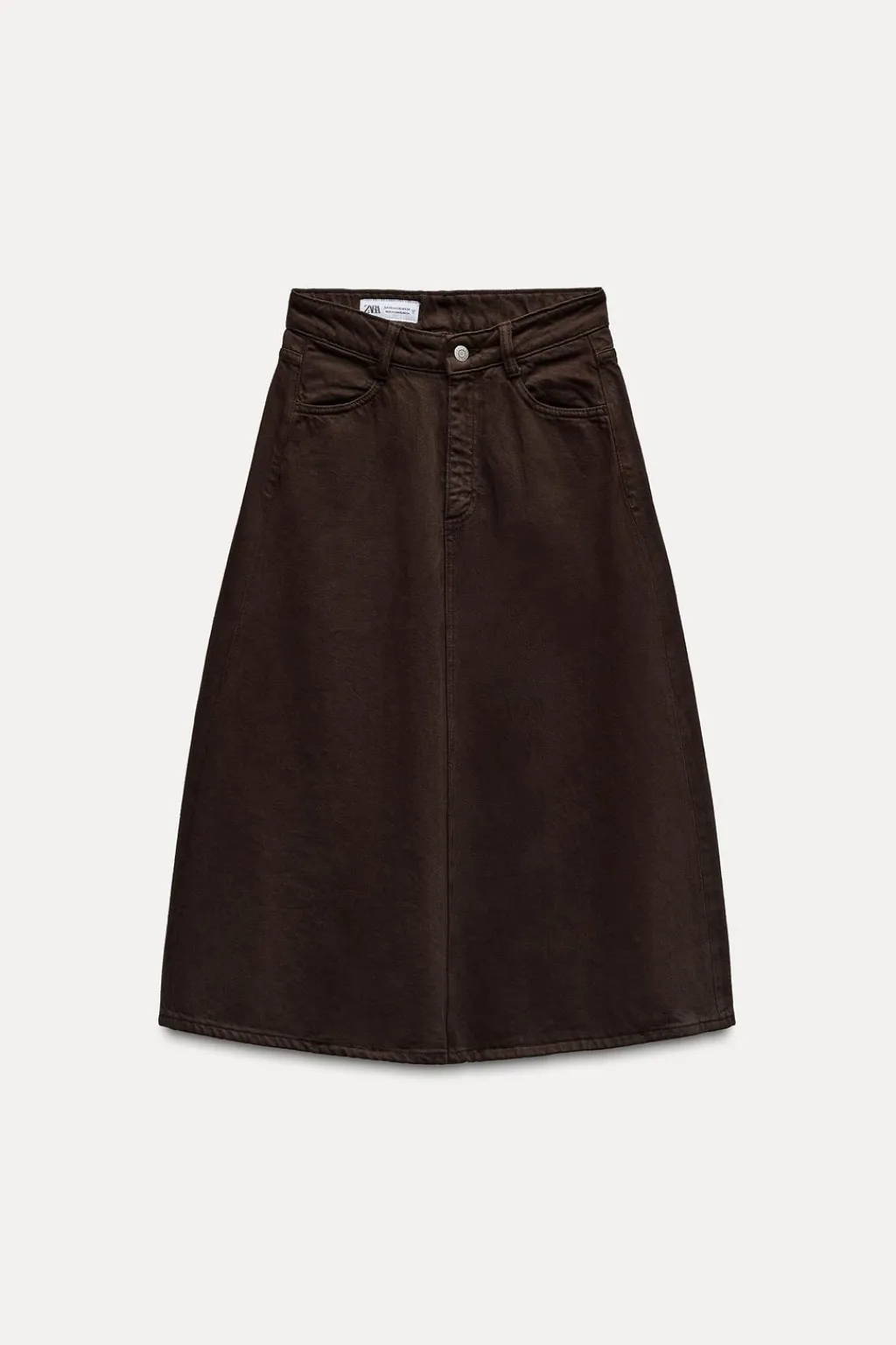 Fashion FALDA DENIM TRF COLOR Mujer Faldas / Shorts