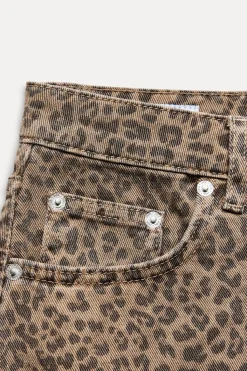 Discount FALDA DENIM TRF ESTAMPADO ANIMAL Mujer Faldas / Shorts