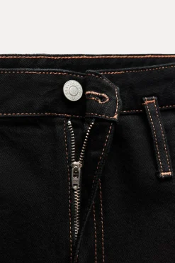 Clearance FALDA DENIM TRF PESPUNTES Mujer Faldas / Shorts