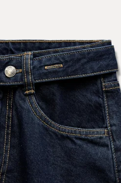 Fashion FALDA DENIM TRF VUELO Mujer Faldas / Shorts