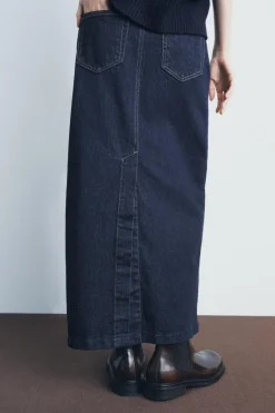 Fashion FALDA DENIM TUBO ZW COLLECTION Mujer Faldas / Shorts