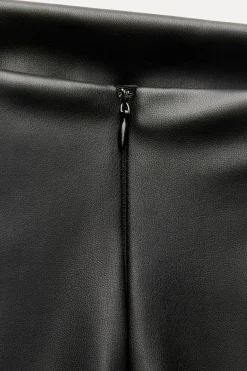 New FALDA EFECTO PIEL ABERTURA ZW COLLECTION Mujer Faldas / Shorts