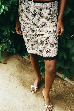 Online FALDA ENCAJE BORDADOS Mujer Faldas / Shorts|Lenceria