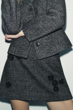 Online FALDA ESPIGA BORDADOS ZW COLLECTION Mujer Faldas / Shorts