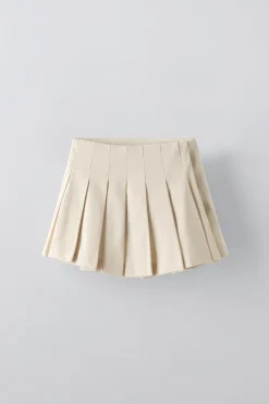 Niños ZARA 6 - 14 Años·Faldas / Bermudas|6 - 14 Años·Total Look<FALDA FLUIDA TABLAS