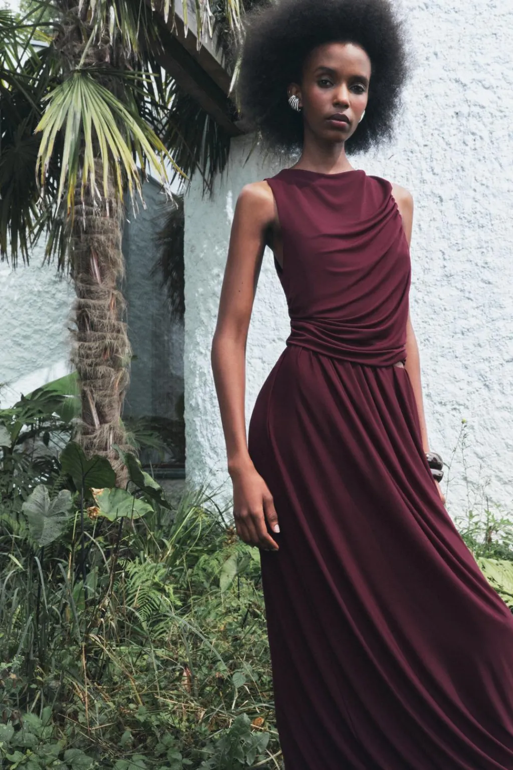 New FALDA GLOBO DRAPEADA Mujer Faldas / Shorts